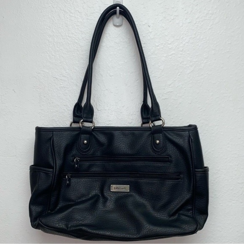 Reflections black shoulder bag